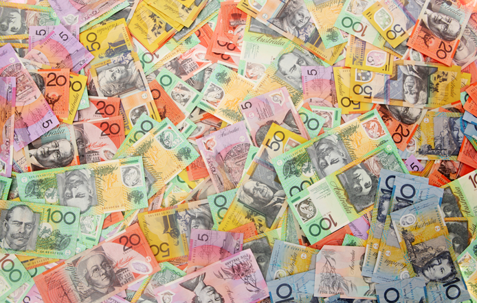 iStock Australian dollar notes